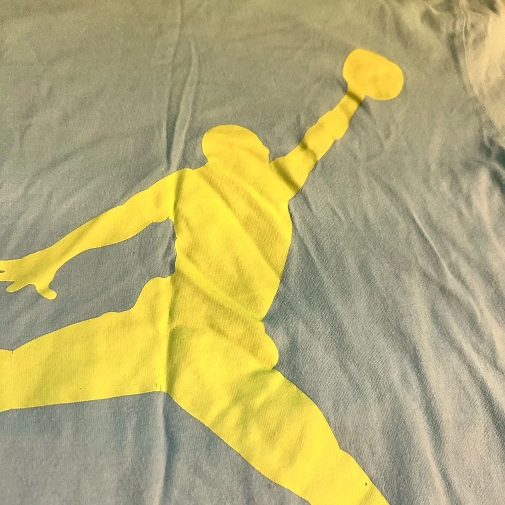 Jordan Teal T-Shirt with Red Logo